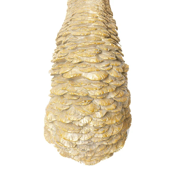Wanddeco Struisvogel Goud 8 Wanddeco Struisvogel Goud - Afbeelding 6