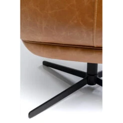 Draaibare Fauteuil Bruin Leer -Meubelverkoop kare design ottawa draaibare fauteuil bruin leer 09