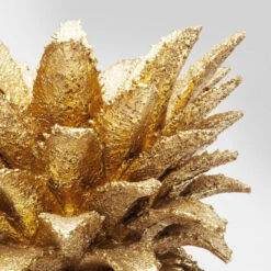 Gouden Ananas Vaas -Meubelverkoop kare design pineapple gouden ananas 04