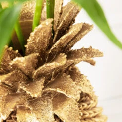 Gouden Ananas Vaas -Meubelverkoop kare design pineapple gouden ananas 07