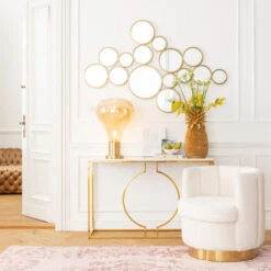 Gouden Ananas Vaas -Meubelverkoop kare design pineapple gouden ananas 10