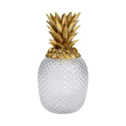 Ananas Glas En Goud