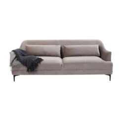 Velvet 3-zits Bank Lichtgrijs -Meubelverkoop kare design proud elegante 3 zits bank lichtgrijs 03