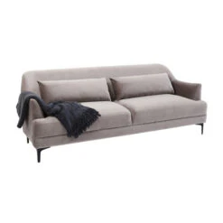 Velvet 3-zits Bank Lichtgrijs -Meubelverkoop kare design proud elegante 3 zits bank lichtgrijs 04