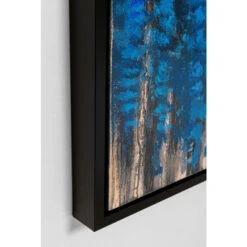 Groot Schilderij Blauw -Meubelverkoop kare design rain shower groot schilderij blauw 06