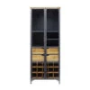 Metalen Wijnkast Met Hout 2 Metalen Wijnkast Met Hout -Meubelverkoop kare design refugio metalen wijnkast met hout 01