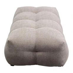 Velvet Poef Gecapitonneerd -Meubelverkoop kare design salamanca velvet poef grijs gecapitonneerd 04 1