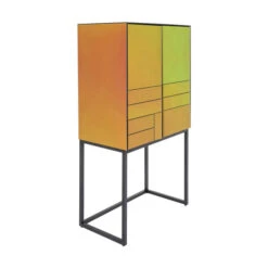 Design Wijnkast Gekleurd Glas -Meubelverkoop kare design sophisticated design wijnkast gekleurd glas 03