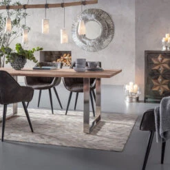 Licht Vloerkleed Koehuid 16 Licht Vloerkleed Koehuid -Meubelverkoop kare design spike elegance licht vloerkleed koehuid 02