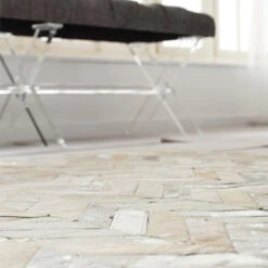 Licht Vloerkleed Koehuid 13 Licht Vloerkleed Koehuid -Meubelverkoop kare design spike elegance licht vloerkleed koehuid 05