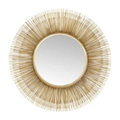 Grote Ronde Spiegel Goud