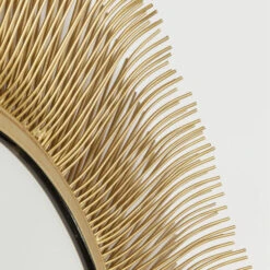 Grote Ronde Spiegel Goud -Meubelverkoop kare design sunburst tre ronde zonnespiegel goud 83475 004 1