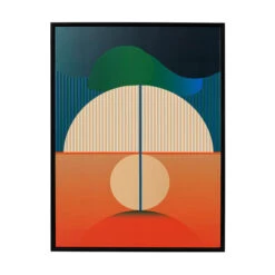 Abstract Schilderij Zonopkomst