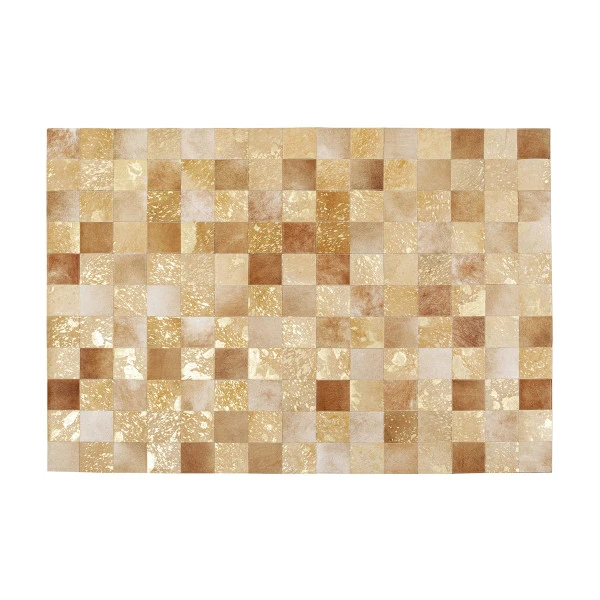 Vloerkleed Beige Goud 3 Vloerkleed Beige Goud