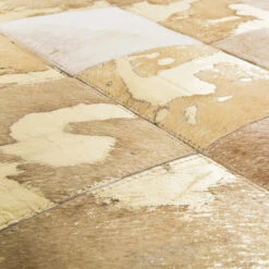 Vloerkleed Beige Goud 12 Vloerkleed Beige Goud -Meubelverkoop kare design vegas fur vloerkleed beige goud 03