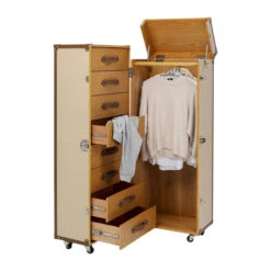 Kledingkast Koffer Op Wielen