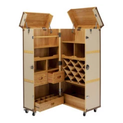 Wijnkast Koffer Op Wielen -Meubelverkoop kare design venezia wijnkast koffer op wielen 03