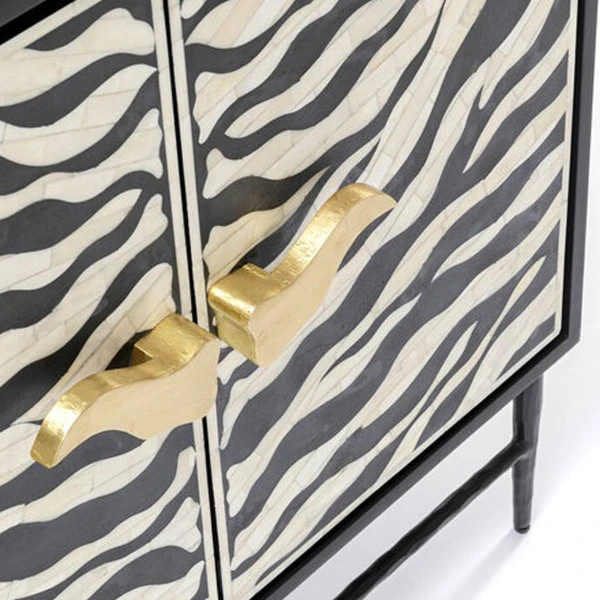 Design Dressoir Zwart Wit Zebra 7 Design Dressoir Zwart Wit Zebra - Afbeelding 5