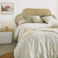 Wit Nachtkastje Met Eiken Blad -Meubelverkoop kave home abilen wit nachtkastje met eiken blad 05