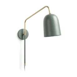 Groene Metalen Wandlamp
