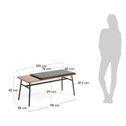 Scandinavische Eetkamerbank -Meubelverkoop kave home carabel scandinavische eetkamerbank 07