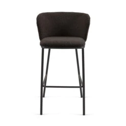 Boucle Barkruk Met Ronde Rug -Meubelverkoop kave home ciselia boucle barkruk met ronde rug 08