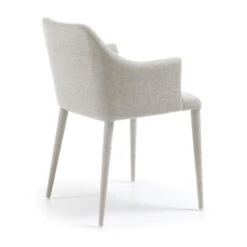 Design Eetkamerstoel Van Stof -Meubelverkoop kave home croft grijze eetkamerstoel van stof c639j14 04