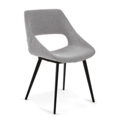 Eetkamerstoel Open Rug -Meubelverkoop kave home hest diner stoel stof 07