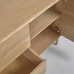 Retro Dressoir Eiken 16 Retro Dressoir Eiken -Meubelverkoop kave home lenon retro dressoir eiken 04