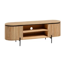 Tv-meubel Ovaal Mangohout