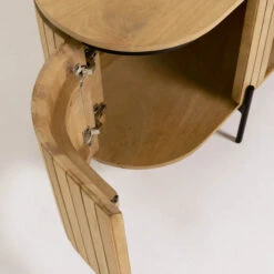 Tv-meubel Ovaal Mangohout 14 Tv-meubel Ovaal Mangohout -Meubelverkoop kave home licia ovaal tv meubel van mangohout 02 1