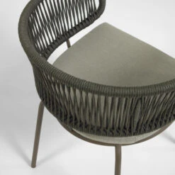 Tuinstoel Touw Met Armleuningen -Meubelverkoop kave home nadin moderne tuin eetstoel touw 04