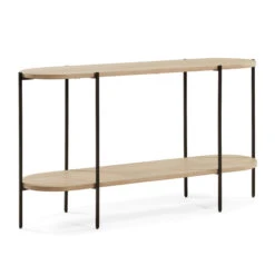 Dubbelbladige Sidetable Ovaal