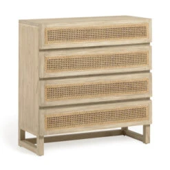 Rotan Webbing Ladekast 12 Rotan Webbing Ladekast -Meubelverkoop kave home rexit rotan webbing ladekast 01