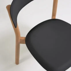 Design Stoel Hout En Kunststof -Meubelverkoop kave home santina moderne design eetkamerstoel zwart 05 1