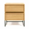 Eiken Nachtkastje -Meubelverkoop kave home taiana eiken nachtkastje 01