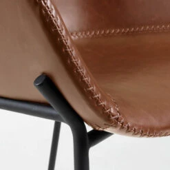 Moderne Barkruk Bruin Leer -Meubelverkoop kave home yvette moderne barkruk bruin leer 05