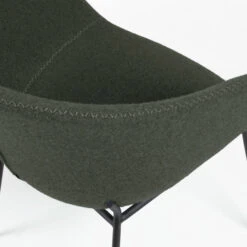 Wollen Eetkamerstoel -Meubelverkoop kave home yvette wollen eetkamerstoel groen 04 1