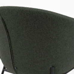 Wollen Eetkamerstoel -Meubelverkoop kave home yvette wollen eetkamerstoel groen 06 1