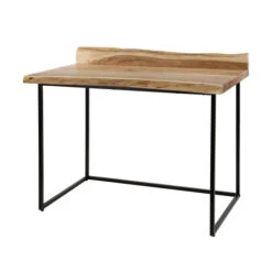 Klein Boomstam Bureau Acacia Hout -Meubelverkoop klein boomstam bureau acacia hout live edge giani 03