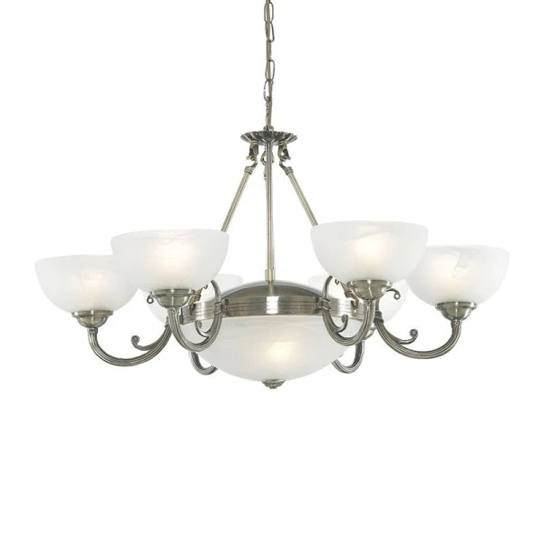 Kroonluchter Messing 8 3 Kroonluchter Messing 8