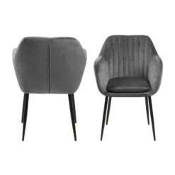 Velvet Eetkamerstoel Met Arm 9 Velvet Eetkamerstoel Met Arm -Meubelverkoop kuipstoel velvet grijs viborg bodio 01 1