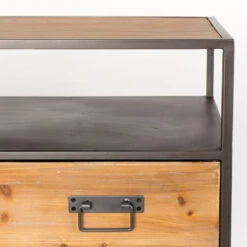 Ladenkast Metaal En Hout -Meubelverkoop ladenkast metaal en hout samuel lumz home 04