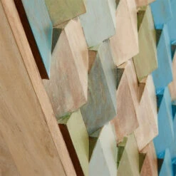 Kleurrijke Kast Mozaiek -Meubelverkoop laforma ilka wandkast met mozaiek patroon 04