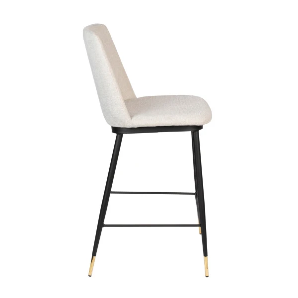 Lage Barstoel Van Stof 3 Lage Barstoel Van Stof