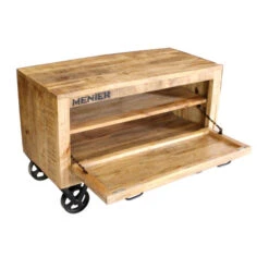 Houten Schoenenkast Met Tekst -Meubelverkoop lavis porter houten dressoir met tekst 02