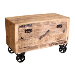 Houten Schoenenkast Met Tekst -Meubelverkoop lavis porter houten dressoir met tekst 04