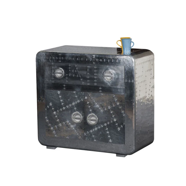 Aluminium Dressoir Zilver 5 Aluminium Dressoir Zilver - Afbeelding 3