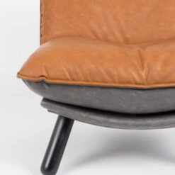 Zuiver Lounge Stoel Bruin Kunstleer -Meubelverkoop lounge stoel kunstleer zuiver lazy sack 05