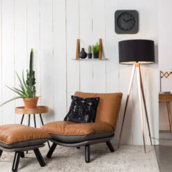 Zuiver Lounge Stoel Bruin Kunstleer -Meubelverkoop lounge stoel kunstleer zuiver lazy sack 09